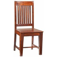 Stuhl Akazie 48x51x100 nougat lackiert oxford 14 von Massivmoebel24