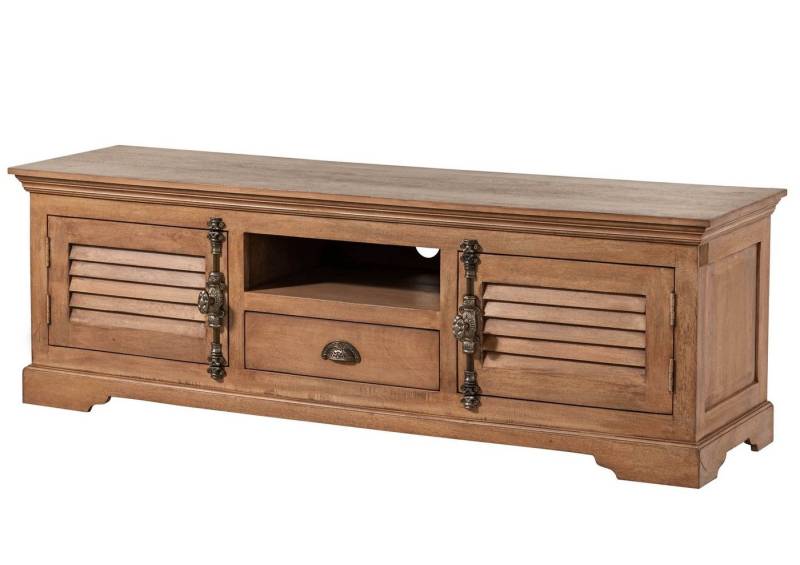 Massivmoebel24 TV-Board (Mango 170x45x55 beige geölt TOULOUSE #11) von Massivmoebel24