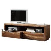 Massivmoebel24 - TV-Board Sheesham 180x50x55 walnuss lackiert duke 114 von Massivmoebel24