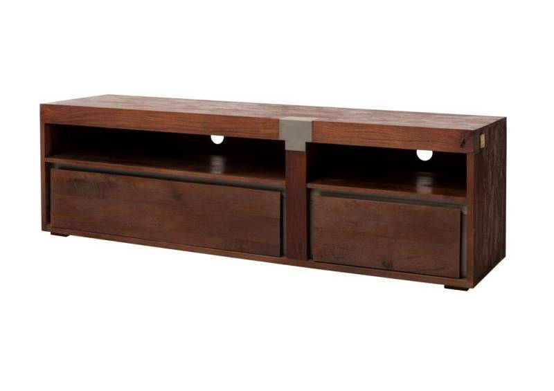 Massivmoebel24 TV-Board (TV-Board Mango 180x48x55 braun lackiert Amsterdam #25) von Massivmoebel24