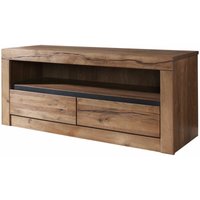 Massivmoebel24 - TV-Board Wild-/Zerreiche 115x42x49 Tabacco brown geölt montreux 303 von Massivmoebel24