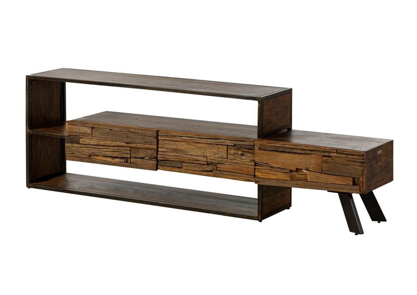 Massivmoebel24 TV-Board (Massivholz), TV-Board Akazie / Altholz 195x40x60 braun lackiert CITY #04 Massivmoebel24 TV-Board (Massivholz), TV-Board Akazie / Altholz 195x40x60 braun lackiert CITY #04 von Massivmoebel24