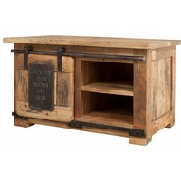 Truhe Mango 76x51x46 natur lackiert railway 134 Truhe Mango 76x51x46 natur lackiert railway 134 von Massivmoebel24