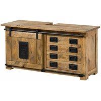 Unterschrank Mango 120x40x60 natur lackiert railway 177 Unterschrank Mango 120x40x60 natur lackiert railway 177 von Massivmoebel24