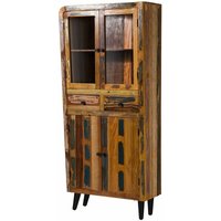 Massivmoebel24 - Vitrine Altholz 90x35x200 mehrfarbig lackiert sixties 113 Massivmoebel24 - Vitrine Altholz 90x35x200 mehrfarbig lackiert sixties 113 von Massivmoebel24