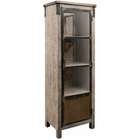 Vitrine Mango 60x40x180 braun lackiert heavy industry 242 Vitrine Mango 60x40x180 braun lackiert heavy industry 242 von Massivmoebel24