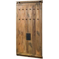 Wandgarderobe Mango 100x8x190 natur lackiert railway 1008 Wandgarderobe Mango 100x8x190 natur lackiert railway 1008 von Massivmoebel24