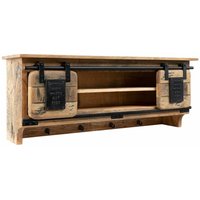 Massivmoebel24 - Wandgarderobe Mango 115x30x45 natur lackiert railway 159 Massivmoebel24 - Wandgarderobe Mango 115x30x45 natur lackiert railway 159 von Massivmoebel24
