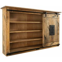 Massivmoebel24 - Wandregal Mango 130x25x80 natur lackiert railway 158 Massivmoebel24 - Wandregal Mango 130x25x80 natur lackiert railway 158 von Massivmoebel24