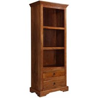 Regal Akazie 68x44x178 honig lackiert OXFORD 01009 von Massivmoebel24