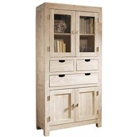 Schrank Akazie 90x40x180 white stone getüncht NATURE WHITE 61 Schrank Akazie 90x40x180 white stone getüncht NATURE WHITE 61 von Massivmoebel24