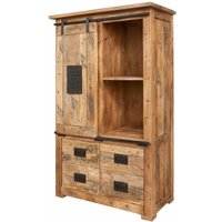 Schrank Mango 90x45x150 natur lackiert railway 113 Schrank Mango 90x45x150 natur lackiert railway 113 von Massivmoebel24