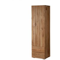 Schrank Wild-/Zerreiche 50x43x180 natur geölt frankfurt 113 - natur von Massivmoebel24