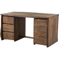 Schreibtisch Mango 150x75x78 braun geölt pure mango 210 von Massivmoebel24
