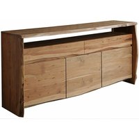 Sideboard Akazie 191x45x96 natur lackiert pure acacia 102 von Massivmoebel24