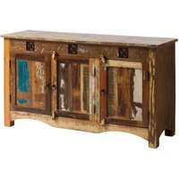 Sideboard Altholz 135x40x75 mehrfarbig lackiert nature of spirit 126 von Massivmoebel24