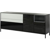 Sideboard Mango 200x45x85 dunkelgrau geölt CHICAGO 205 Sideboard Mango 200x45x85 dunkelgrau geölt CHICAGO 205 von Massivmoebel24