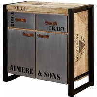 Sideboard Mango 90x40x85 natur bedruckt factory 131 Sideboard Mango 90x40x85 natur bedruckt factory 131 von Massivmoebel24