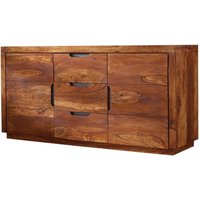 Sideboard Sheesham 150x45x75 walnuss lackiert duke 125 Sideboard Sheesham 150x45x75 walnuss lackiert duke 125 von Massivmoebel24