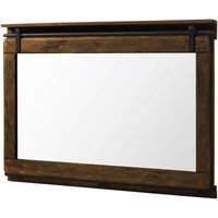 Spiegel Mango 114x6x80 braun lackiert railway 478 Spiegel Mango 114x6x80 braun lackiert railway 478 von Massivmoebel24