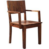 Stuhl Sheesham 50,5x48,5x90 Sheesham life honey lackiert von Massivmoebel24