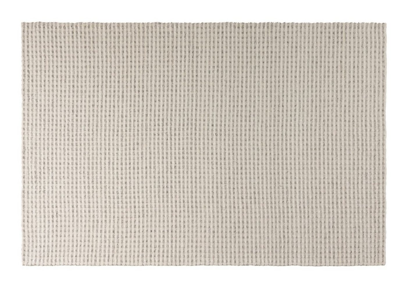 Teppich Teppich 100% Wolle 60x110 natur beige KAFET, Massivmoebel24, Höhe: 2 mm von Massivmoebel24