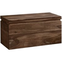 Truhe Sheesham 80x40x40 smoked cherry gebeizt TORONTO 116 von Massivmoebel24