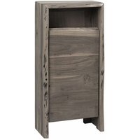 Unterschrank Akazie 40x20x80 grau lackiert pure acacia 604 von Massivmoebel24