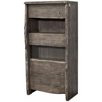 Vitrine Akazie 71x45x147 grau lackiert pure acacia 405 Vitrine Akazie 71x45x147 grau lackiert pure acacia 405 von Massivmoebel24
