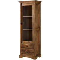 Vitrine Mango 65x45x190 dunkelbraun geölt RODEZ 151 Vitrine Mango 65x45x190 dunkelbraun geölt RODEZ 151 von Massivmoebel24