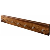 Wandgarderobe Sheesham 70x5x10 walnuss gewachst toronto 240 Wandgarderobe Sheesham 70x5x10 walnuss gewachst toronto 240 von Massivmoebel24