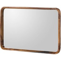 Wandspiegel Sheesham 60x5x90 dunkelbraun lackiert MAILAND 240 von Massivmoebel24