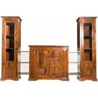 Wohnwand Akazie 316x39x200 honig lackiert oxford 0600 Wohnwand Akazie 316x39x200 honig lackiert oxford 0600 von Massivmoebel24