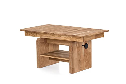 Couchtisch Wildeiche massiv pneumatisch höhenverstellbar mit Auszugsfunktion Couchtisch Wildeiche massiv pneumatisch höhenverstellbar mit Auszugsfunktion von massivmoebelversand