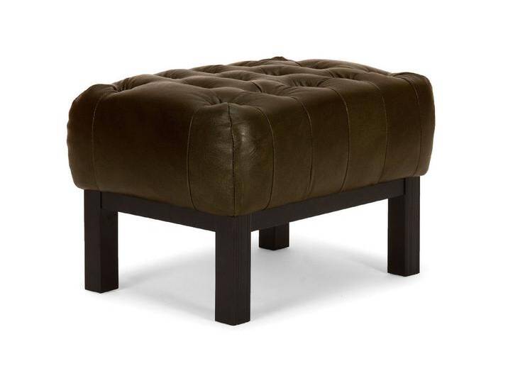 massivum Fußhocker Hocker Chesterfield Kingsfield braun von Massivum