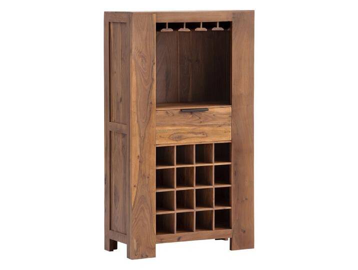 massivum Highboard Osbon Barschrank aus Massivholz (1 St), braun von Massivum