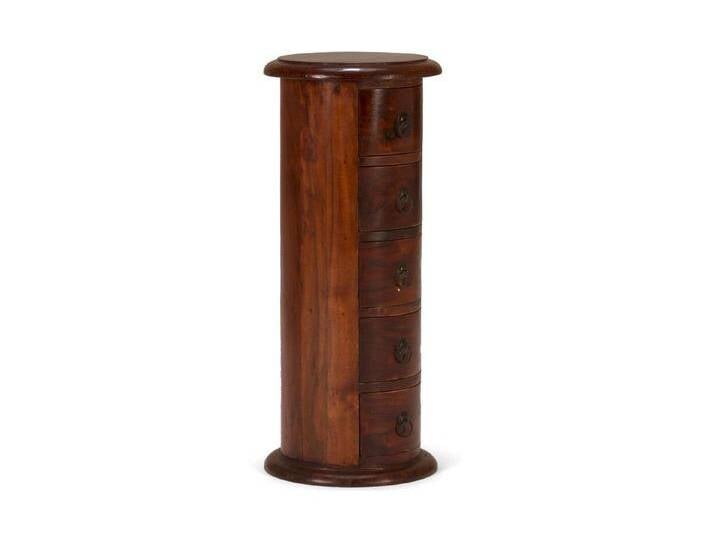 massivum Kommode Rundschrank Texas braun (1 St), braun von Massivum