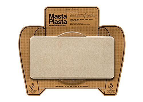 MastaPlasta Wildleder-Reparaturflicken selbstklebend, Premium - Beige Wildleder - 20cm x 10cm. Erste Hilfe für Sofas, Autositze, Handtaschen, Jacken usw von MastaPlasta