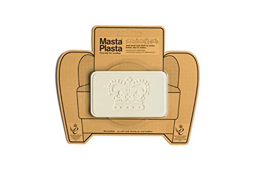 MastaPlasta Leder-Reparaturflicken selbstklebend Premium. Krone 10cmx6cm. Wählen Sie Farbe. Erste Hilfe für Sofas, Autositze, Handtaschen, Jacken usw von MastaPlasta