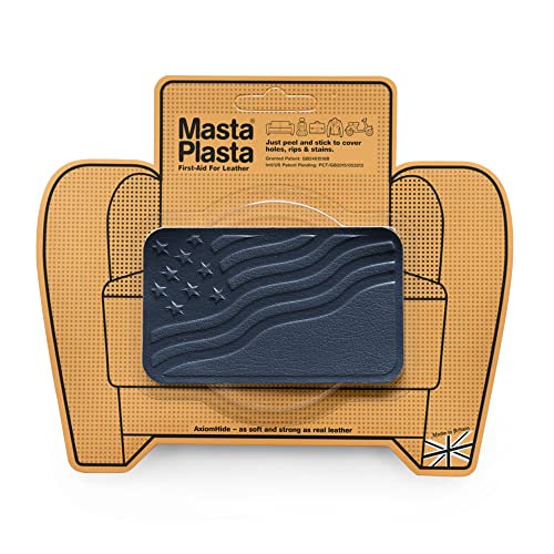 MastaPlasta Leder-Reparaturflicken selbstklebend Premium. Flagge 10cmx6cm. Wählen Sie Farbe. Erste Hilfe für Sofas, Autositze, Handtaschen, Jacken usw von MastaPlasta