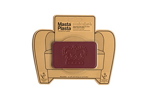 MastaPlasta Leder-Reparaturflicken selbstklebend PREMIUM. KRONE 10cmx6cm. Wählen Sie Farbe. Erste Hilfe für Sofas, Autositze, Handtaschen, Jacken usw von MastaPlasta