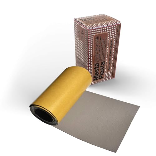 MastaPlasta Selbstklebende Leder Reparatur Patch - Taupe 150cm x 10cm. Ihr schnelles und einfaches All-in-One-Reparaturset in Polsterqualität für Sofas, Autositze, DIY von MastaPlasta
