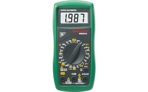 Mastech MS8301A/B/D MS8321A/D MS8332C MS8333A MS8340A Digital Multimeter DMM Meter AC/DC Voltage Current Ohm Meter With Temperature Diode Continuity Tester(MS8321D) von Mastech