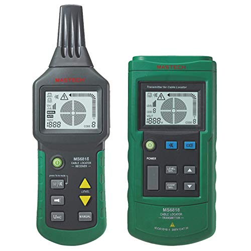 Profi Kabeltester Kabelfinder MASTECH MS6818 12 ~ 400V Draht Tracker LCD von Mastech