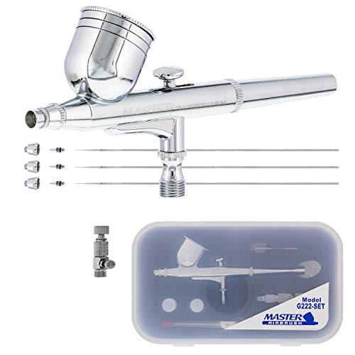 Master Airbrush G222-SET Mehrzweck-Präzisions-Dual-Action-Schwerkraftzufuhrluft. Master Airbrush G222-SET Mehrzweck-Präzisions-Dual-Action-Schwerkraftzufuhrluft. von Master Airbrush