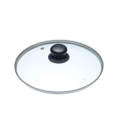 MasterClass Glas-Topfdeckel, Ersatzdeckel für Kochtöpfe und Bratpfannen, gehärtetes Glas und hitzebeständiger Griff, backofenfest bis 180 Grad, spülmaschinenfest, 24cm von Master Class