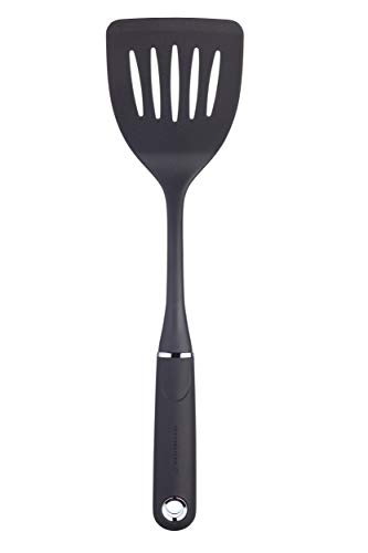 MasterClass Pfannenwender, hitzebeständig, Antihaftbeschichtung, langlebig und leicht zu reinigen, 35,5 cm (14''), schwarz von Master Class