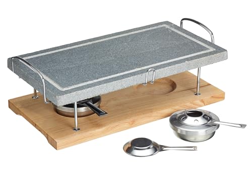 Artesà Hot Stone Grill, Gourmet-Tischgrill, Steingrill für Steaks, Meeresfrüchte und Gemüse, 41,5 x 22 x 15 cm - Marmor/Holz Artesà Hot Stone Grill, Gourmet-Tischgrill, Steingrill für Steaks, Meeresfrüchte und Gemüse, 41,5 x 22 x 15 cm - Marmor/Holz von Artesa