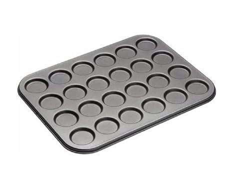 MasterClass Macaron-Backform mit PTFE-, PFOA- und BPA-freiem Antihaftbeschichtung, 24 Löcher, robuster 1mm Kohlenstoffstahl, 35 x 27cm, Grau MasterClass Macaron-Backform mit PTFE-, PFOA- und BPA-freiem Antihaftbeschichtung, 24 Löcher, robuster 1mm Kohlenstoffstahl, 35 x 27cm, Grau von Master Class