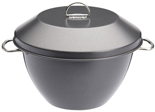 MasterClass Antihaft-Puddingtopf/Dampfgarer mit Deckel, Stahl, Schwarz, 33 cm MasterClass Antihaft-Puddingtopf/Dampfgarer mit Deckel, Stahl, Schwarz, 33 cm von Master Class